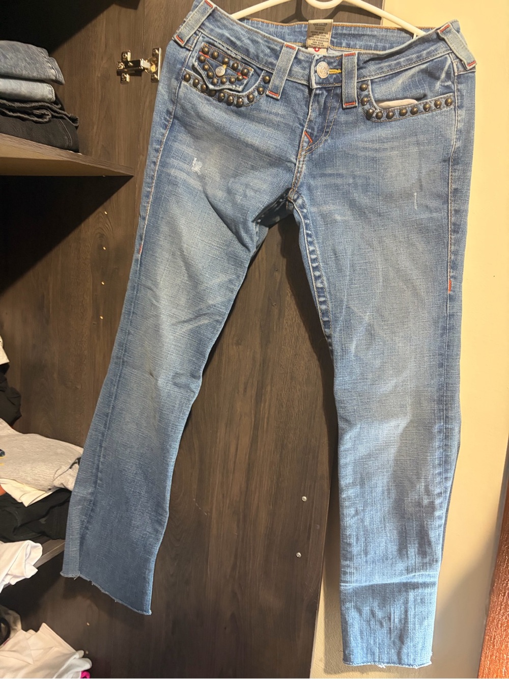 Vintage True religion Stud-Embellished Women’s Jeans